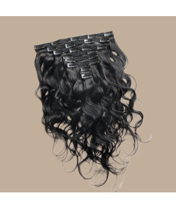 Body Wave Zwart 120g Clip-In Extensions Kit Jusqu'à 80% De Réduction